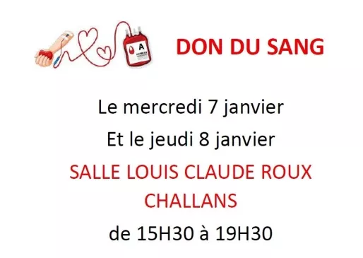 Don du sang - Sallertaine
