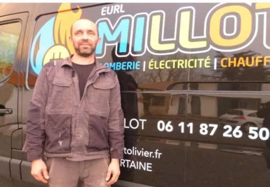 Olivier MILLOT, plombier-chauffagiste – électricien