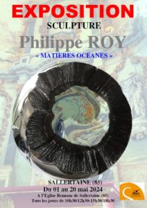 Exposition "Matières Océane" de Philippe ROY @ église romane